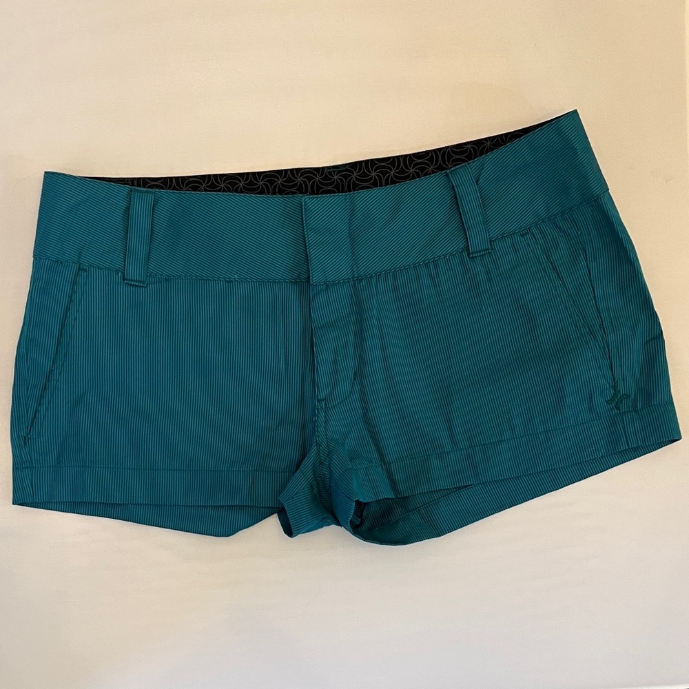Hurley Teal Pinstripe Shorts